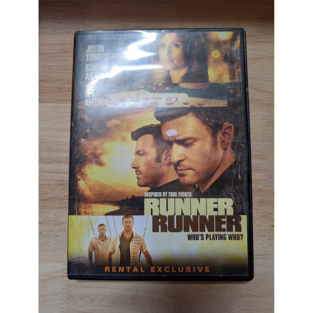 20th Century Fox Runner Runner DVD Unisex OS Black Good Rental Thriller
